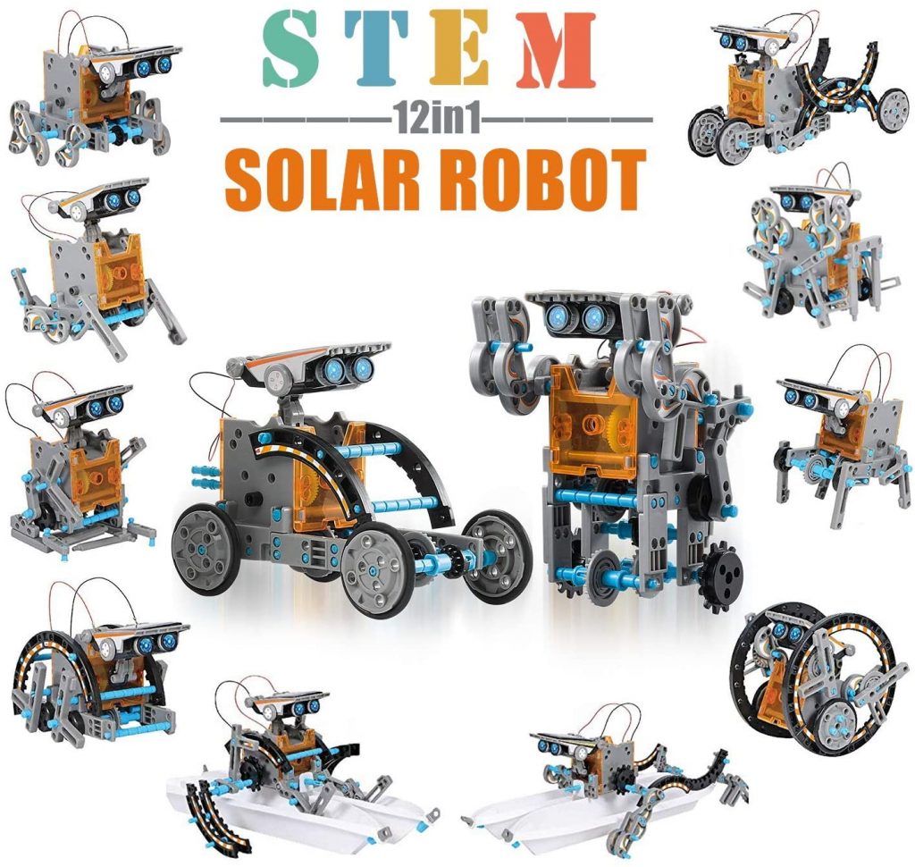 IRO solar robot kit 12 in 1 educational STEM learning science building toys